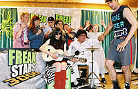 Schlingensief und Band (Foto: Thomas Aurin)